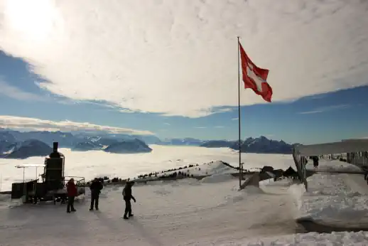 Schweizer Gletscher schmelzen