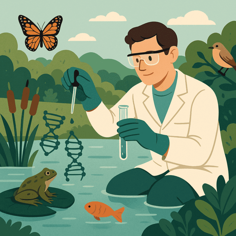 eDNA – Ein revolutionäres Werkzeug zur Überwachung der Biodiversität