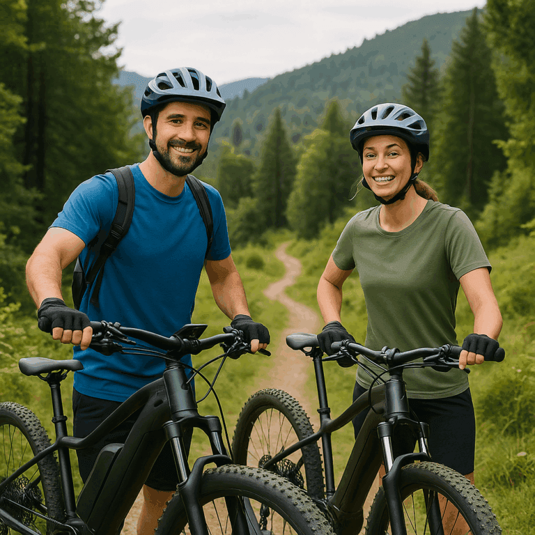 Decathlon präsentiert neue Elektro-Mountainbikes