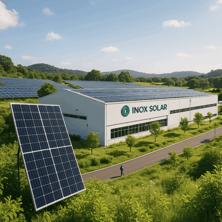 Inox Solar setzt neue Massstäbe in der indischen Solarindustrie mit 1,2 GW Modulfertigung