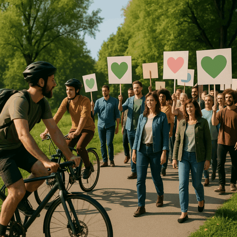 Fahrradfahrer stören den «Marsch fürs Läbe»