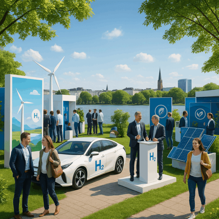 Erfolgreiche Wasserstofftechnologie-Messe in Hamburg