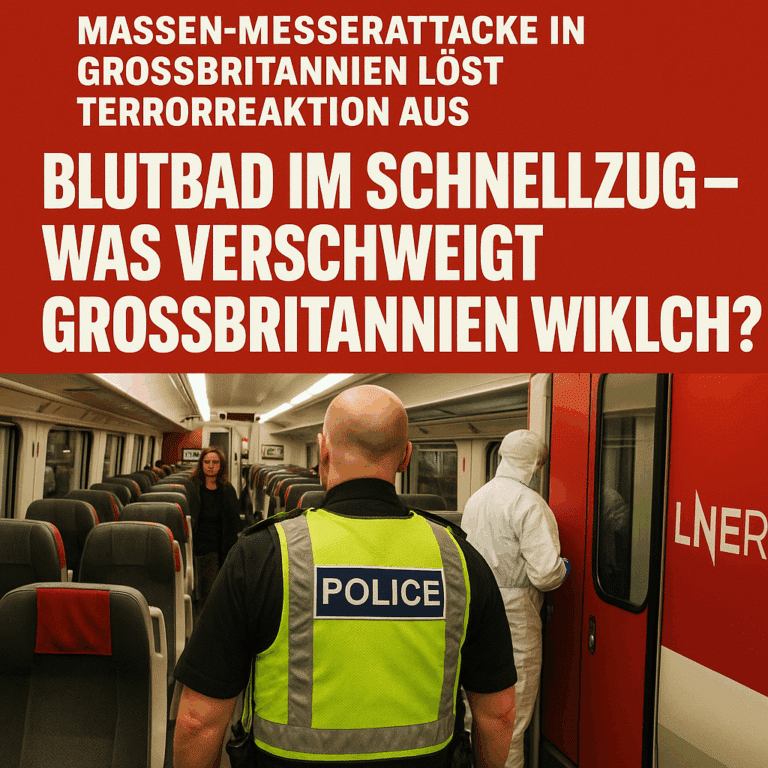 ???? Zug-Massaker in England: Polizei ruft Terror-Protokoll aus – und schweigt dann!