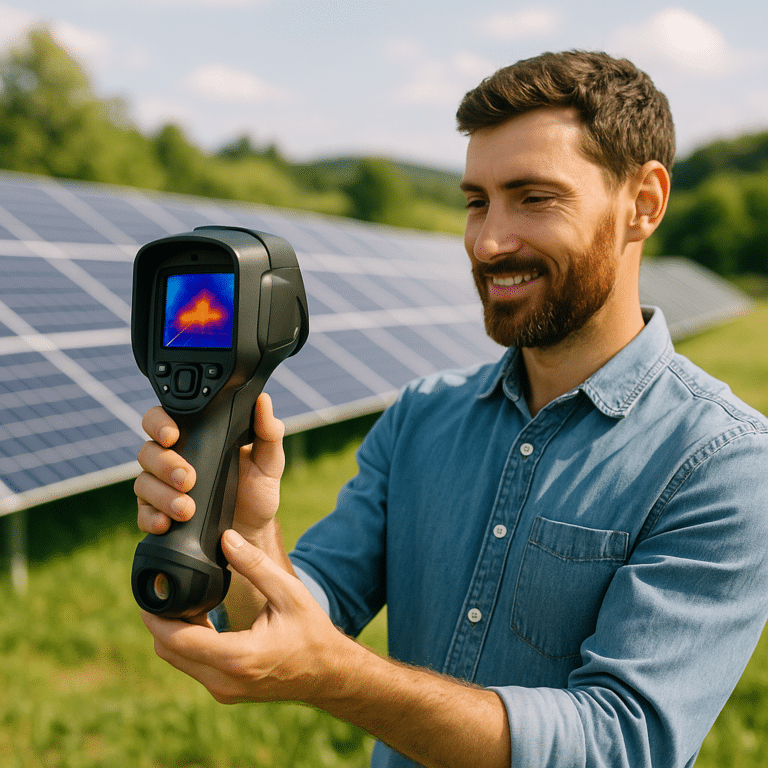 Innovative Kamera-Technologie zur Messung der Leerlaufspannung von Solarzellen